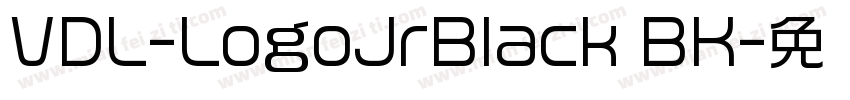 VDL-LogoJrBlack BK字体转换